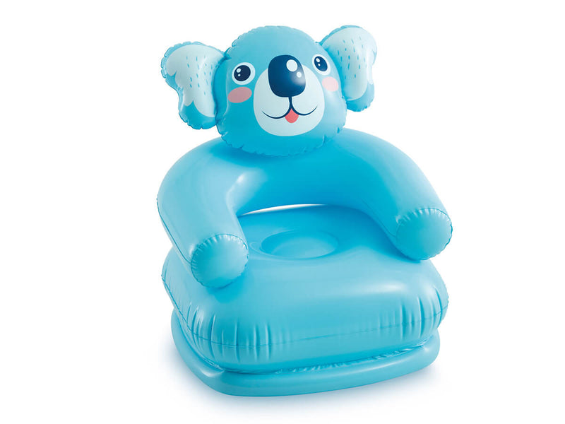 Load image into Gallery viewer, Intex kinderstoel 'happy animal' blauw
