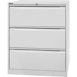 Archiefkast bisley df3645 lichtgrijs 3 lades