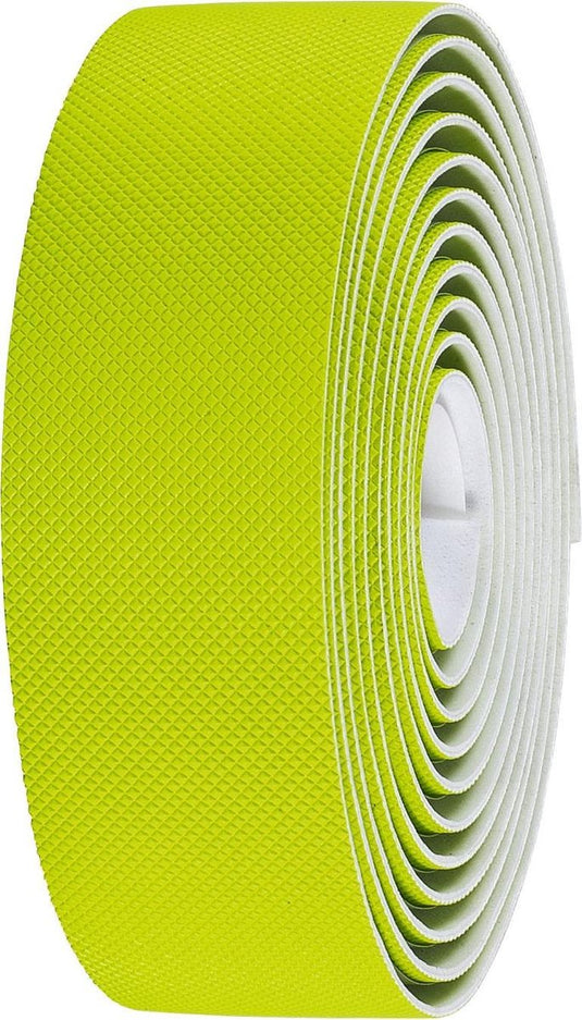 Bbb cycling flexribbon gel stuurtape - extra grip - microfiber - stuurlint racefiets - neon geel - 200 x 3cm - bht-14