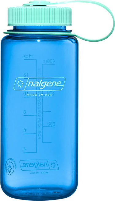Nalgene - wide mouth bottle - drinkfles - waterfles - lekvrij - 500ml - bpa free - sustain - cornflower blue