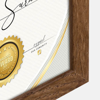 Load image into Gallery viewer, Zep v4721n certificate brown 21x29,7 cm
