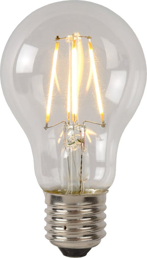 Lucide a60 class a - filament lamp - ø 6 cm - led - e27 - 1x7w 2700k - transparant