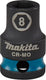 Makita e-15899 impact black krachtdop 3 8 kort | 8 mm