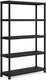 Keter kunststof stellingkast - opbergrek - 120x40x187cm - zwart