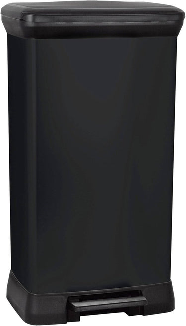 Curver decobin prullenbak - 50l - 39x29x72 cm - zwart