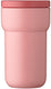 Mepal reisbeker ellipse - 275 ml - koffiebeker to go - lekdicht - nordic pink