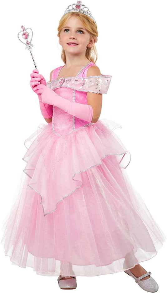 Rubies pink princess kinderkostuum - - maat 7-8 jaar