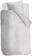 Ambiante cotton uni dekbedovertrek - effen - eenpersoons - 140x200 220 - wit