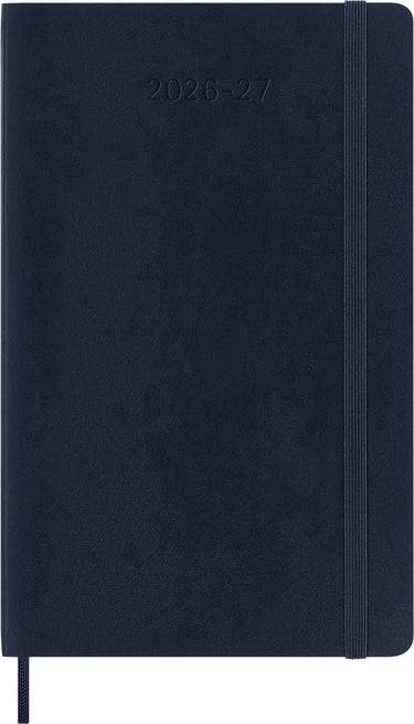 Moleskine 18 maanden agenda - 2026 27 - wekelijks - large - zachte kaft - saffier blauw
