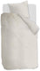 Ambiante cotton uni dekbedovertrek - effen - eenpersoons - 140x200 220 - gebroken wit