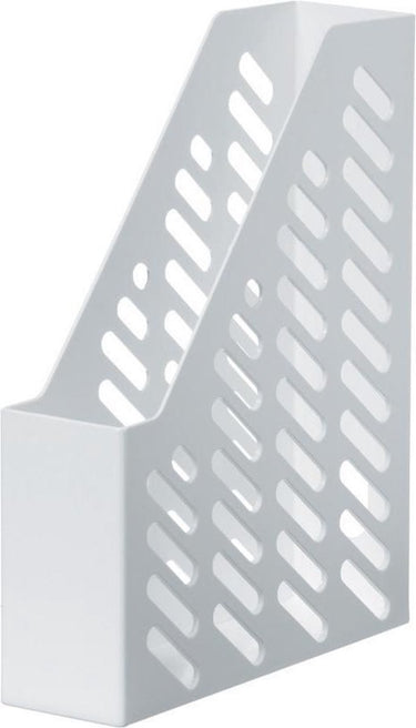 Han tijdschriftencassette - klassik - afmetingen 76x248x320mm - wit - formaat a4 c4 - ha-1601-12