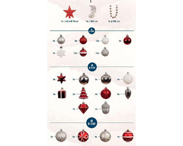 Everlands everland imperial pine inclusief decoratie en verlichting 210cm 380 led lampen warm wit