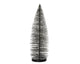 Decoris decoratief kerstboom brush zwart dia.11x30cm
