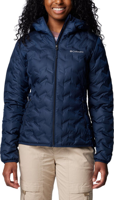 Columbia delta ridge™ ii down hooded jacket women's outdoorjas - collegiate navy - maat xl