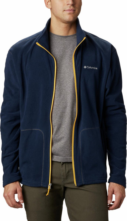 Columbia fast trek™ light full zip fleece fleece jas heren - fleece jas met volledige ritssluiting - fleece vest - blauw - maat s