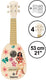 Lexibook ukulele vaina en bois avec cordes en nylon - 53 cm