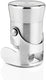 Viski champagnestopper - roestvrijstaal - silverplated