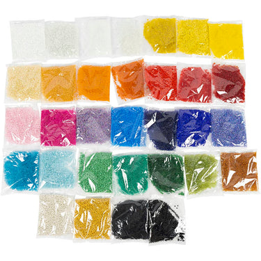 Http: www.cchobby.nl rocailles-d-1-7-3-4-mm-afm-6-0-8-0-12-0-gatgrootte-0-5-1-2-mm-kleuren-kan-varieren-32x100-gr-1-doos