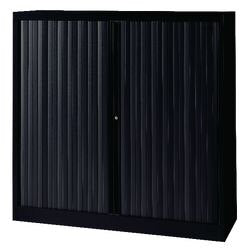 Roldeurkast bisley eurotambours plus 120x43x118,1cm zwart