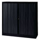 Roldeurkast bisley eurotambours plus 120x43x118,1cm zwart