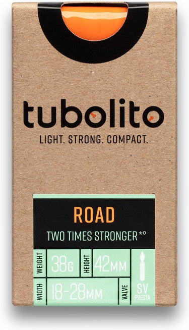 Tubolito binnenband road 700x18 32c - sv42 - sv 80mm orange