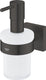 Grohe quickfix start cube zeepdispenser met houder - 160 ml - matte black