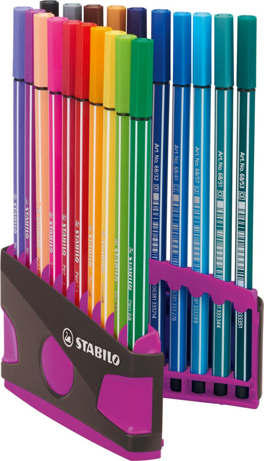 Stabilo set viltstiften pen 68 1 stuks