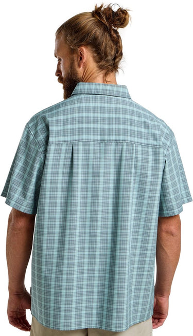 Jack wolfskin meseta shirt men - outdoorblouse - heren - check dark navy - maat m