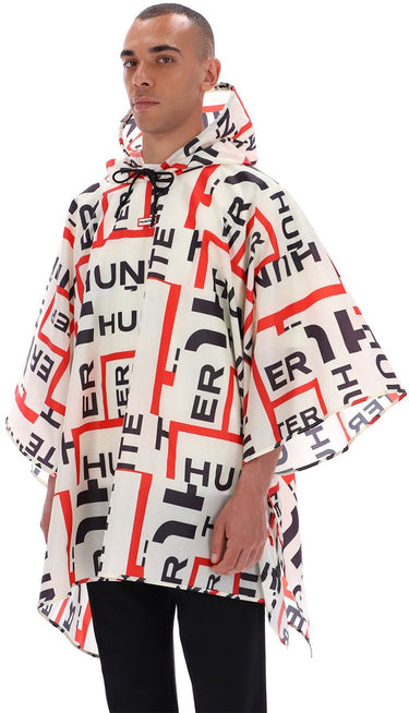 Hunter - unisex printed packable poncho aop - maat one