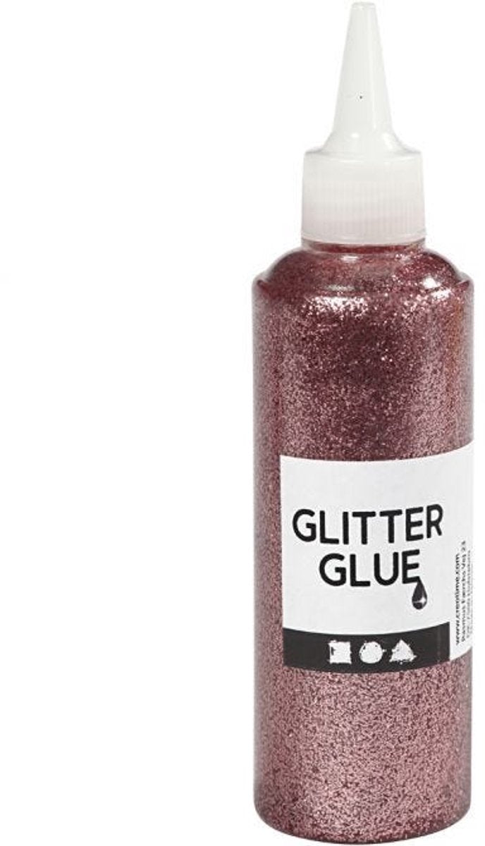 Load image into Gallery viewer, Creativ company glitterlijm lichtroze, 118ml

