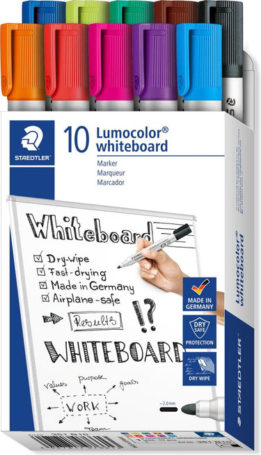 Staedtler whiteboard-marker 351 b10 medium kleurenassortiment