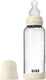 Bibs fles - medium flow - 240 ml - silicone glas - ivory