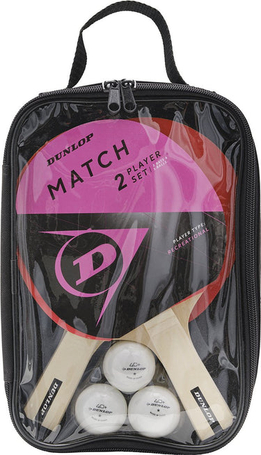 Dunlop - tafeltennisbal - match 2 player set