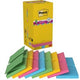 Post-it value pack: ® super sticky z-notes, asperge, fuchsia -neon geel, mediterraan blauw, 76 x 76 mm, 14 blokken + 2 gratis