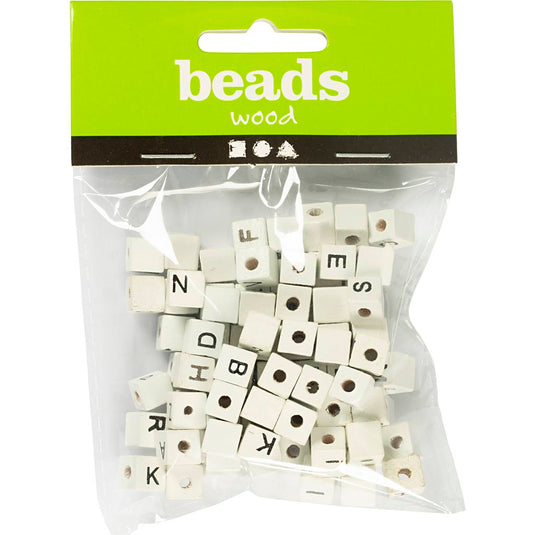 Creativ company https: www.cchobby.nl letterkralen-a-z-en-blanco-afm-8x8-mm-gatgrootte-3-mm-wit-96-div-1-doos