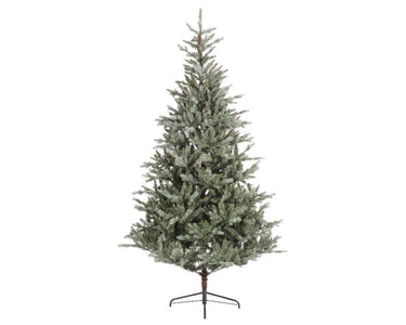 Everlands allison pine luxe kunstkerstboom blauw spar 150cm hoog groen met realistische naalden diameter 97cm