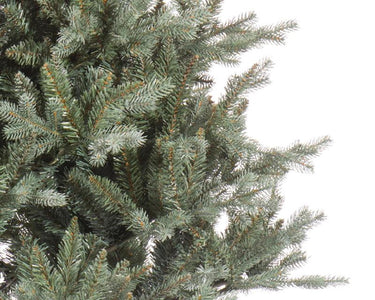 Everlands allison pine luxe kunstkerstboom blauw spar 150cm hoog groen met realistische naalden diameter 97cm