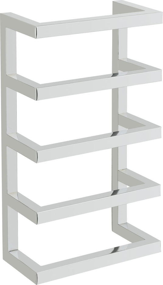 Wenko wand handdoekrek fondiro rvs glanzend 24x42cm - handdoekhouder - handdoekenrek - handdoekstang