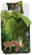 Freek vonk tandige tijgers dekbedovertrek - eenpersoons - 140x200 - groen