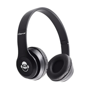 Idance hoofdtelefoon draadloos zwart metal