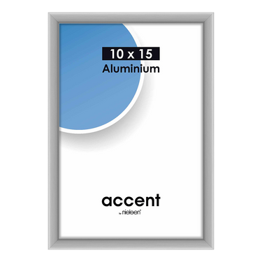 Nielsen design nielsen fotolijst 51224 accent mat zilver 10x15 cm