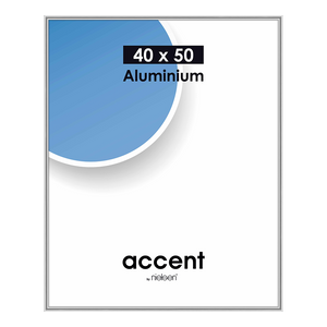 Nielsen design nielsen fotolijst 52524 accent mat zilver 40x50 cm