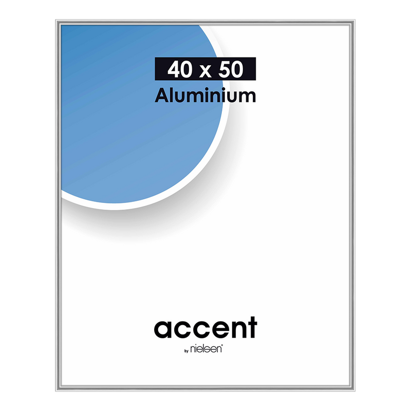 Load image into Gallery viewer, Nielsen design nielsen fotolijst 52524 accent mat zilver 40x50 cm
