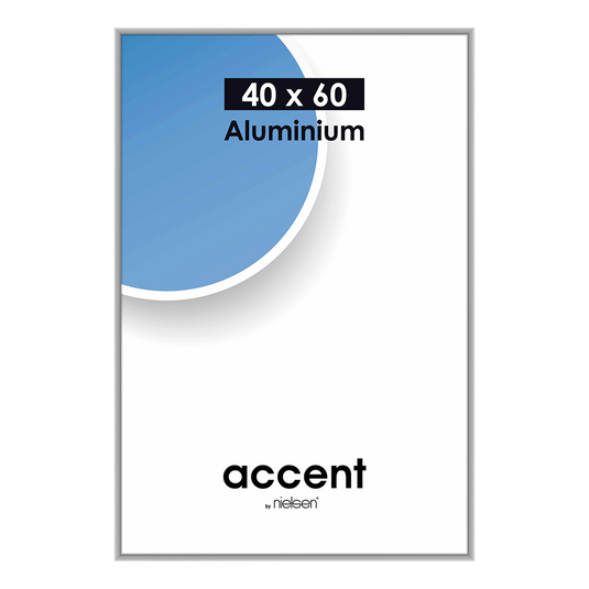 Nielsen design nielsen fotolijst 55124 accent mat zilver 40x60 cm