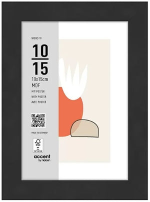 Nielsen design nielsen fotolijst 5411126 super 8 zwart 10x15 cm