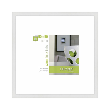 Nielsen design nielsen fotolijst 8988054 apollon wit 50x50 30x30 cm