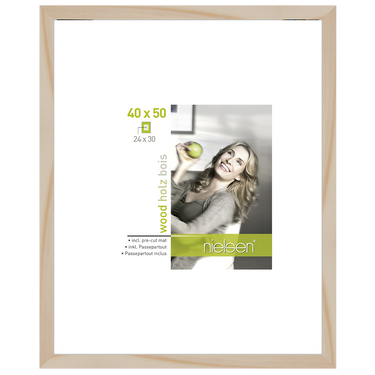 Nielsen design nielsen fotolijst 8988023 apollon naturel 40x50 24x30 cm