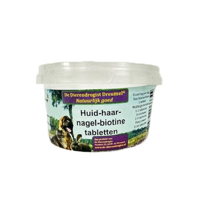 Load image into Gallery viewer, Dierendrogist Huid-haar-nagel-biotine tabletten
