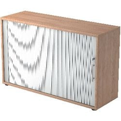 Bach roldeurkast hammerer 1732s n s re bruin, zilver 1200 mm x 400 mm x 748 mm