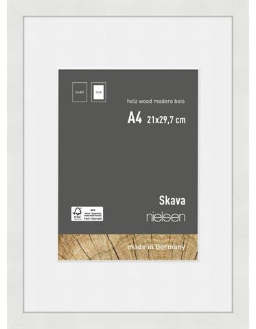 Load image into Gallery viewer, Nielsen design nielsen fotolijst 6321101 skava wit a4 21 x 29,7 cm

